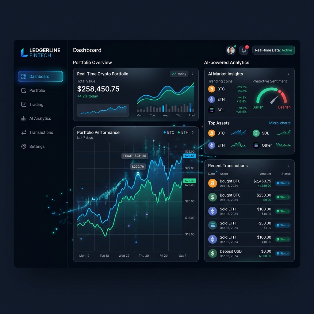 Ledgerline Fintech — Product Design